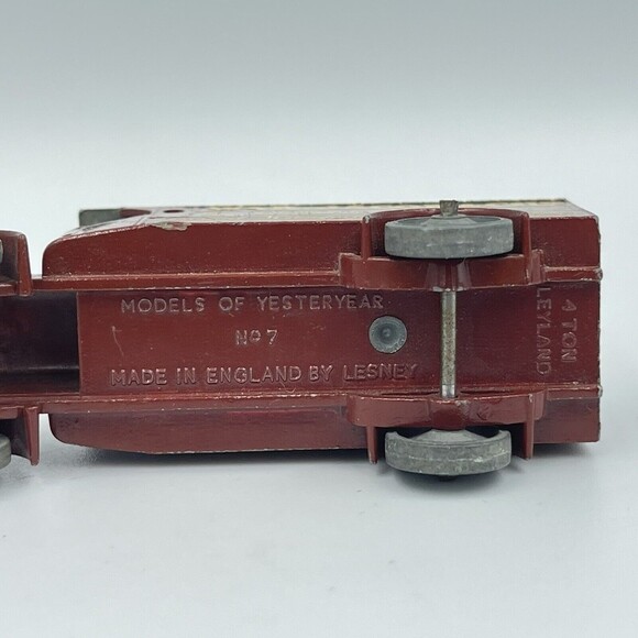 Lesney Models of Yesteryear No 7 4 Ton Leyland W&R Jacob & Co. Excellent Cond - Picture 11 of 11